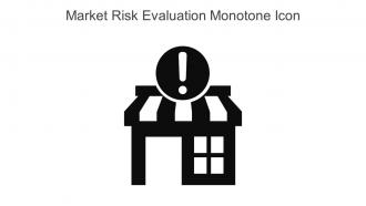 Market Risk Evaluation Monotone Icon In Powerpoint Pptx Png And Editable Eps Format
