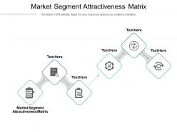 Market segment attractiveness matrix ppt powerpoint presentation pictures mockup cpb