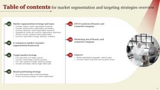 Market Segmentation And Targeting Strategies Overview Powerpoint Presentation Slides MKT CD V Colorful Unique
