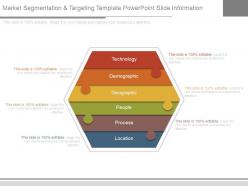 Market segmentation and targeting template powerpoint slide information