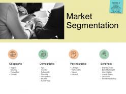 Market segmentation behavioural ppt powerpoint presentation portfolio introduction