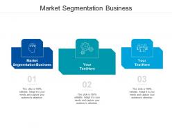 Market segmentation business ppt powerpoint presentation outline smartart cpb