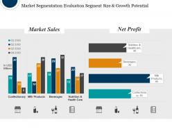 Market Segmentation Evaluation Segment Size And Growth Potential Ppt Background