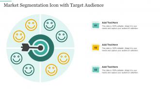 Market Segmentation Icon With Target Audience