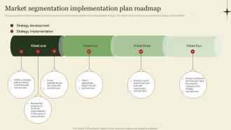 Market Segmentation Implementation Plan Market Segmentation And Targeting Strategies Overview MKT SS V