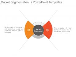 Market segmentation is powerpoint templates