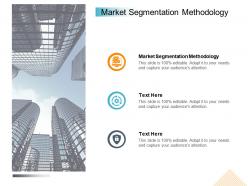 Market segmentation methodology ppt powerpoint presentation portfolio cpb