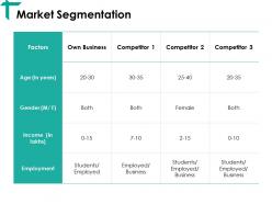 Market segmentation ppt guide