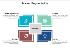 Market segmentation ppt powerpoint presentation gallery clipart cpb
