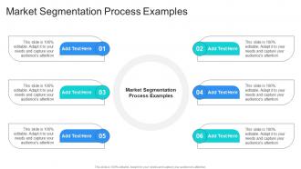 Market Segmentation Process Examples In Powerpoint And Google Slides Cpb