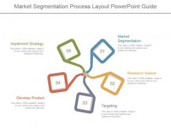 Market segmentation process layout powerpoint guide