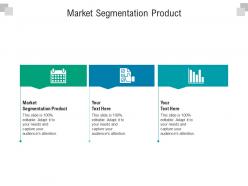 Market segmentation product ppt powerpoint presentation infographic template icons cpb