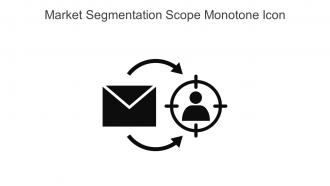 Market Segmentation Scope Monotone Icon In Powerpoint Pptx Png And Editable Eps Format