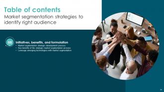 Market Segmentation Strategies To Identify Right Audience Powerpoint Presentation Slides MKT CD V Image Customizable