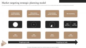 Market Segmentation Strategy Market Targeting Strategic Planning Model MKT SS V