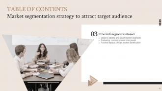 Market Segmentation Strategy To Attract Target Audience Powerpoint Presentation Slides MKT CD V Colorful Professionally