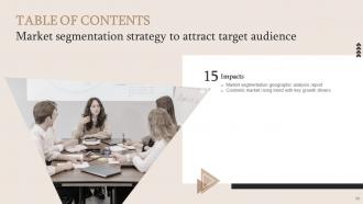 Market Segmentation Strategy To Attract Target Audience Powerpoint Presentation Slides MKT CD V Engaging Multipurpose