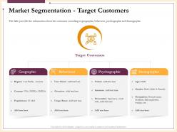 Market segmentation target customers geographic powerpoint presentation objects