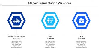 Market Segmentation Variances Ppt PowerPoint Presentation Ideas Graphics Design Cpb