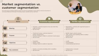 Market Segmentation Vs Customer Segmentation Strategic Guide For Market MKT SS V