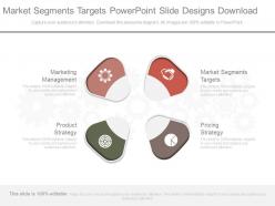 Market segments targets powerpoint slide designs download