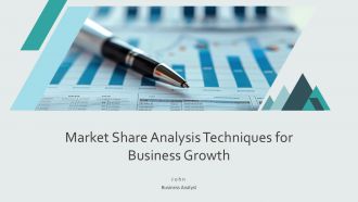Market Share Analysis Techniques For Business Growth PPT Guidelines AT