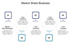 Market share business ppt powerpoint presentation summary information cpb