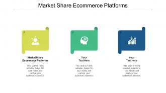 Market Share Ecommerce Platforms Ppt Powerpoint Presentation Infographic Format Ideas Cpb