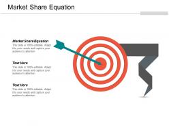 Market share equation ppt powerpoint presentation gallery graphics pictures cpb