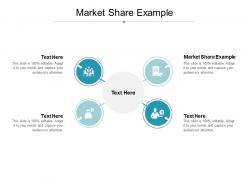 Market share example ppt powerpoint presentation model visual aids cpb
