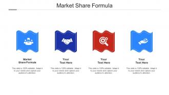 Market Share Formula Ppt Powerpoint Presentation Inspiration Visuals Cpb