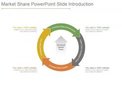 Market Share Powerpoint Slide Introduction