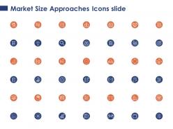 Market size approaches icons slide ppt powerpoint presentation ideas
