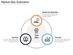 Market size estimation ppt powerpoint presentation pictures icons cpb