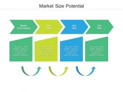 Market size potential ppt powerpoint presentation outline slide cpb