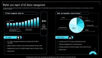 Market Size Report Of IoT Device Management Effective IoT Device Management IOT SS