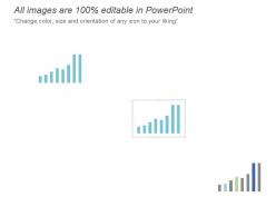 Market size vs growth rate bar graph powerpoint slide images
