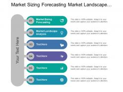 Market sizing forecasting market landscape analysis trends analysis