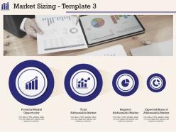 Market sizing template addressable ppt powerpoint presentation summary slide download