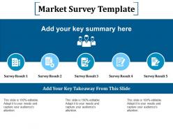 Market survey template ppt outline layout ideas