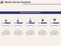 Market survey template your key m1036 ppt powerpoint presentation styles guidelines