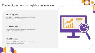 Market Trends And Insights Analysis Icon