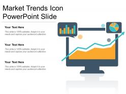 Market Trends Icon Powerpoint Slide