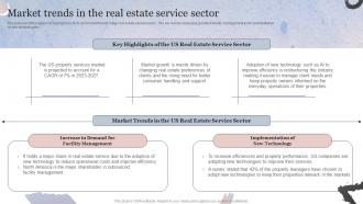Market Trends In The Real Estate Service Sector Property Business Plan BP SS