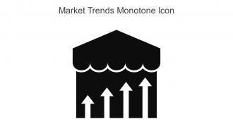 Market Trends Monotone Icon In Powerpoint Pptx Png And Editable Eps Format