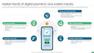Market Trends Of Digital Payments And Wallets Industry Digital Transformation In Banking DT SS