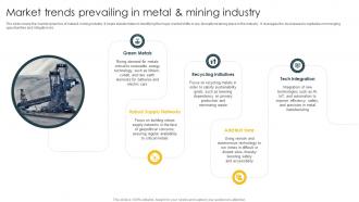 Market Trends Prevailing In Metal And Global Metals And Mining Industry Outlook IR SS