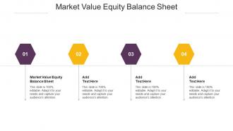 Market Value Equity Balance Sheet Ppt Powerpoint Presentation Gallery Model Cpb