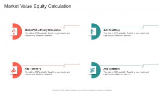 Market Value Equity Calculation In Powerpoint And Google Slides Cpb