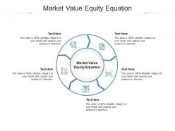 Market value equity equation ppt powerpoint presentation portfolio aids cpb